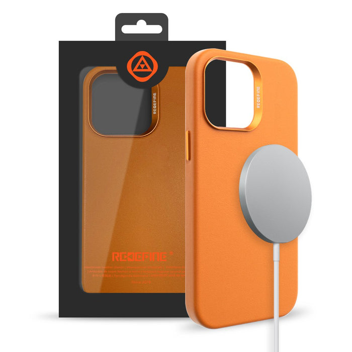 Leather Case with Magsafe for iPhone 13 Pro - Golden Brown