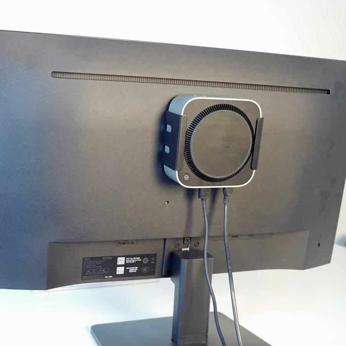Mac mini M4 and M4 Pro Mount – Under Desk or Behind Monitor, All - Metal - Macfixit Australia
