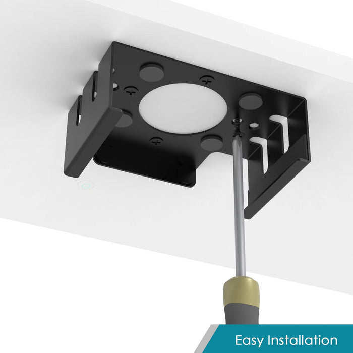 Mac mini M4 and M4 Pro Mount – Under Desk or Behind Monitor, All - Metal - Macfixit Australia