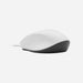 Macally Ergo USB C Mouse For Mac / PC with Silent Click (White) - Macfixit Australia