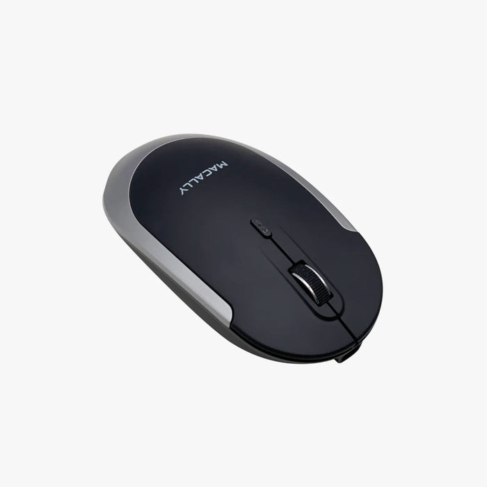 Macally Silent Bluetooth Mouse for Mac and PC (Space Grey) - Macfixit Australia