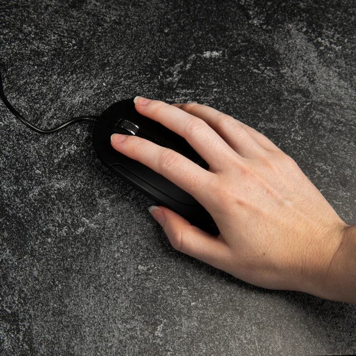 Macally Silent USB - C Mouse for Mac and PC (Black) - Macfixit Australia