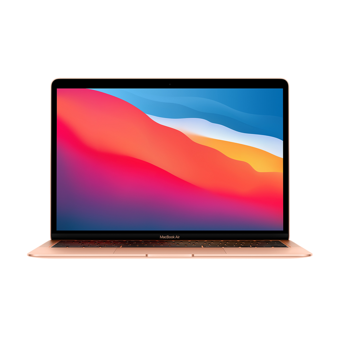 Refurbished MacBook Air (M1, 2020) - 8C CPU, 7C GPU, 16GB RAM, 256GB SSD - Gold