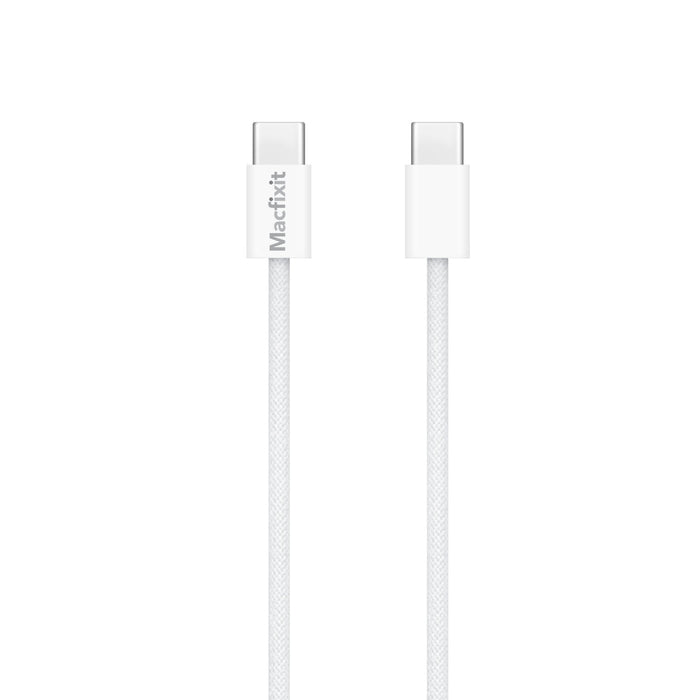 Macfixit 60W USB-C Braided Charge Cable (1m) - Macfixit Australia