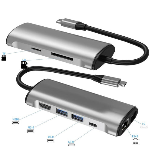 Macfixit USB - C 8 - in - 1 Pro Multiport Adapter - Macfixit Australia