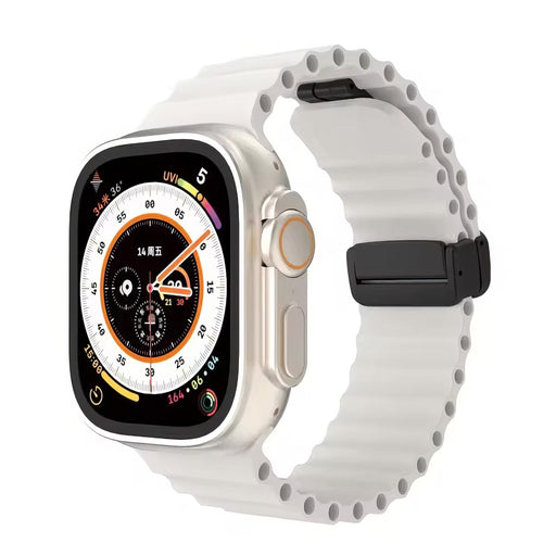 Magnetic Buckle Band for Apple Watch - White - Macfixit Australia