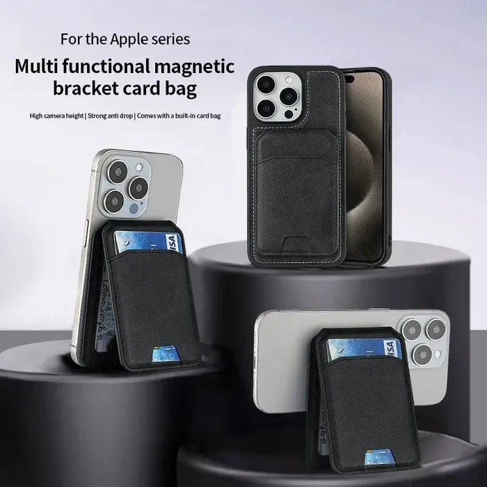 MagSafe Wallet Stand for iPhone – Slim Card Holder & Adjustable Stand - Macfixit Australia