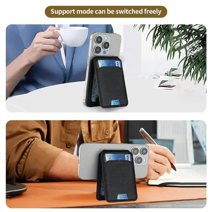 MagSafe Wallet Stand for iPhone – Slim Card Holder & Adjustable Stand - Macfixit Australia