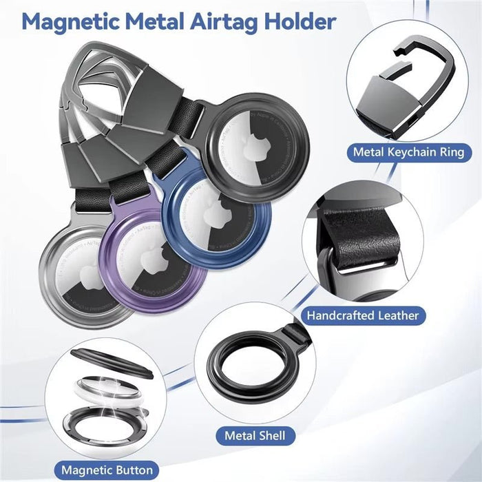 Metal Keychain Holder Case for Airtag - Macfixit Australia