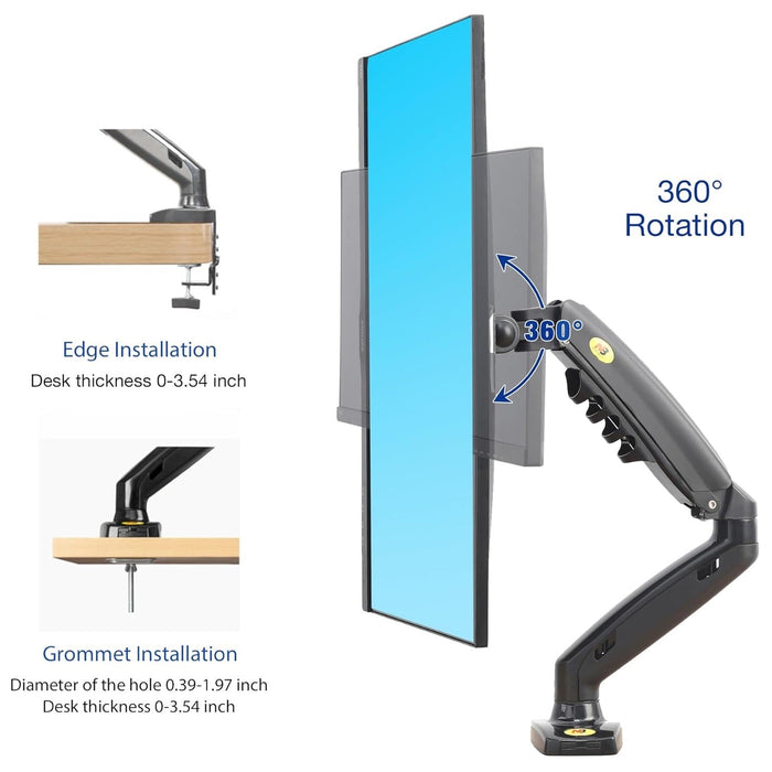Monitor Desk Mount Stand - NB North Bayou - Macfixit Australia
