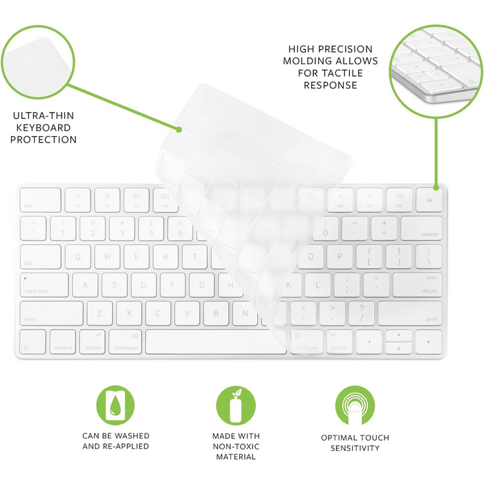 Moshi ClearGuard MK Keyboard Protector for Magic Keyboard (US Layout) - Spill Resistant - Macfixit Australia