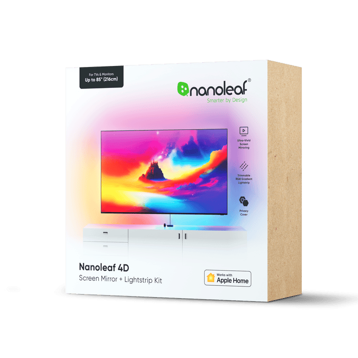 Nanoleaf 4D Screen Mirror + Lightstrip Kit (TVs & Monitors Up to 65″) - 4 metres - Macfixit Australia