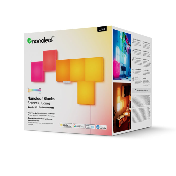 Nanoleaf Blocks - Squares Starter Kit (6 Pack) - Macfixit Australia