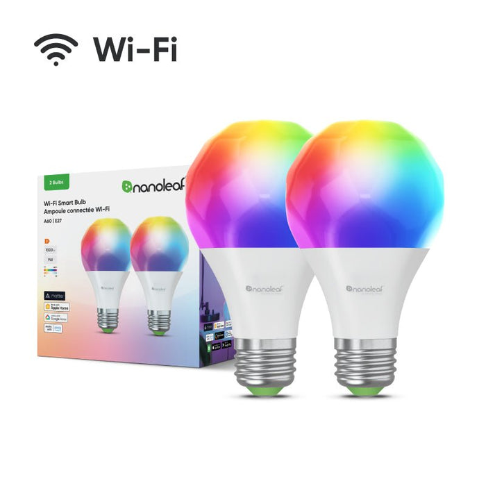 Nanoleaf Essentials Smart Bulb E27 (Wi - Fi) - 2 Pack - Macfixit Australia