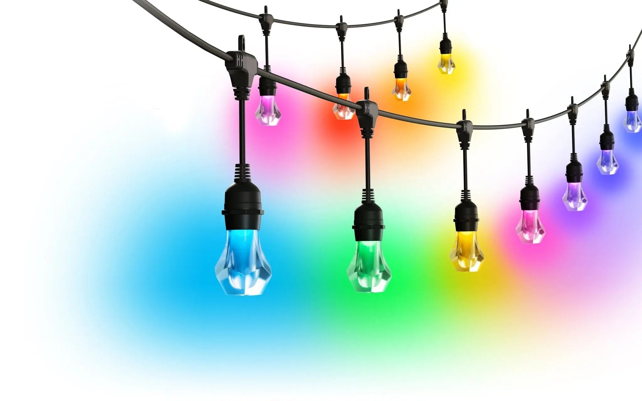 Nanoleaf Smart Multicolour Outdoor String Lights Smarter Kit (Matter ...