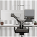NB North Bayou F160 - FP Dual Monitor & Laptop Desk Mount – For 10"–17" Laptops or 17"–30" Monitors (Up to 9kg) – Black - Macfixit Australia