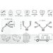 NB North Bayou - G75 Dual Screen Desktop Monitor Stand Mount, 3-12kg per arm, 22"-32" Double Monitor Arms - Macfixit Australia