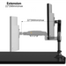 NB North Bayou Long Arm Gas Spring Monitor Desk Mount – For 17" to 35" Monitors - Macfixit Australia