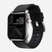 NOMAD Active Band Pro – Black (Silver Hardware) | Apple Watch (38–41mm) - Macfixit Australia
