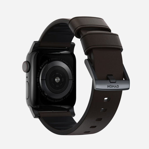 NOMAD Active Band Pro – Brown (Black Hardware) | Apple Watch (38–41mm) - Macfixit Australia