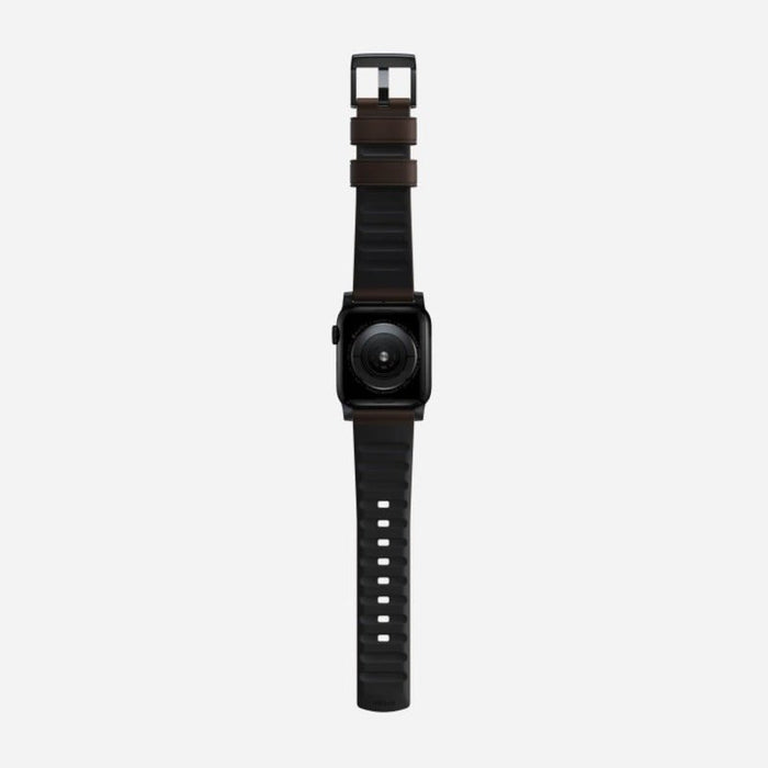 NOMAD Active Band Pro – Brown (Black Hardware) | Apple Watch (38–41mm) - Macfixit Australia