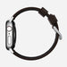 NOMAD Active Band Pro – Brown (Silver Hardware) | Apple Watch (38–41mm) - Macfixit Australia