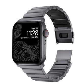 Nomad - Aluminium Band for Apple Watch 45/49 mm - Space Grey - Macfixit Australia