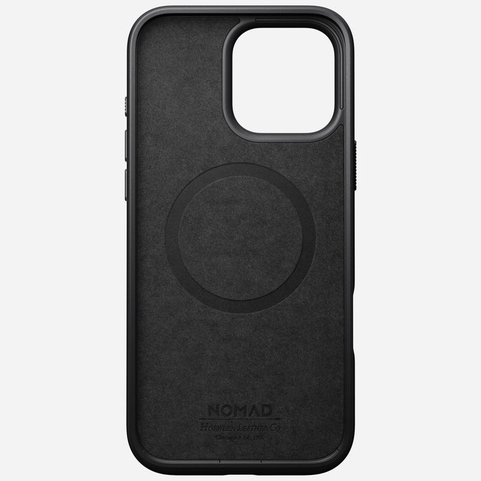 NOMAD Modern Leather Case – iPhone 16 Pro Max – Black (Horween Leather)