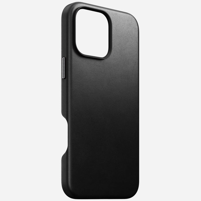 NOMAD Traditional Leather Case – iPhone 16 Pro – Black