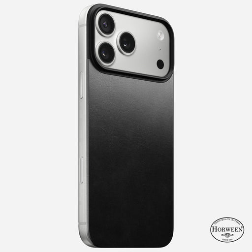 Nomad - Magnetic Leather Back - iPhone 17 Pro - Black - Macfixit Australia