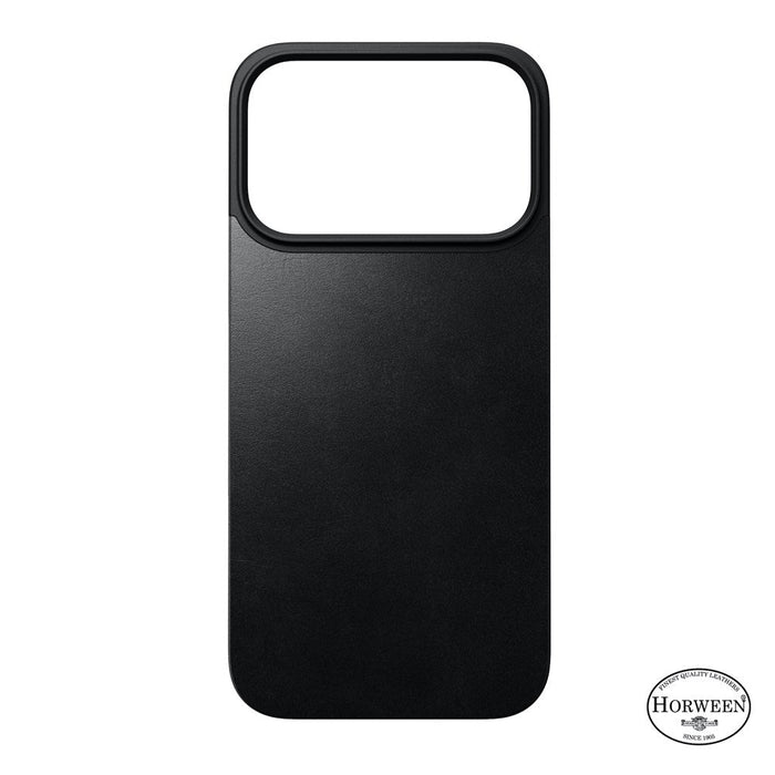 Nomad - Magnetic Leather Back - iPhone 17 Pro - Black - Macfixit Australia