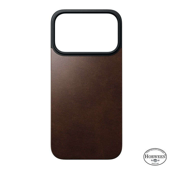 Nomad - Magnetic Leather Back - iPhone 17 Pro Max - Brown - Macfixit Australia