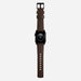 NOMAD Modern Band – Brown (Black Hardware) | Apple Watch (42–46mm / Ultra) - Macfixit Australia