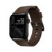 NOMAD Modern Band – Brown Horween Leather (Black Hardware) | Apple Watch (40–42mm) - Macfixit Australia