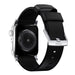 Nomad - Modern Band for Apple Watch 45/49mm - Black with Silver Hardware - Macfixit Australia