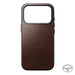 Nomad - Modern Horween Leather Case - iPhone 17 Pro Max - Brown - Macfixit Australia