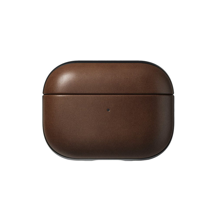 Nomad - Modern Leather Case - AirPods Pro 2 - Brown - Macfixit Australia