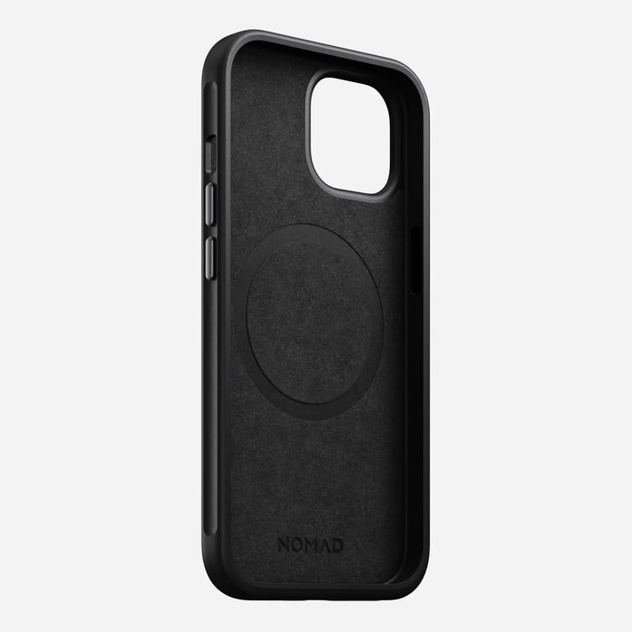 Nomad - Modern Leather Case - iPhone 15 - Black - Macfixit Australia