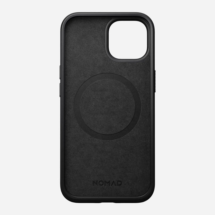 Nomad - Modern Leather Case - iPhone 15 - Black - Macfixit Australia