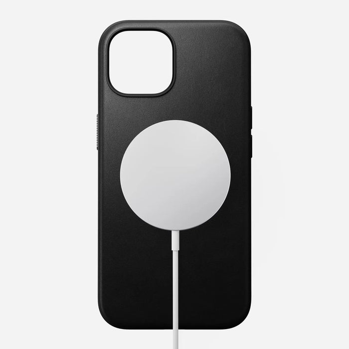 Nomad - Modern Leather Case - iPhone 15 - Black - Macfixit Australia