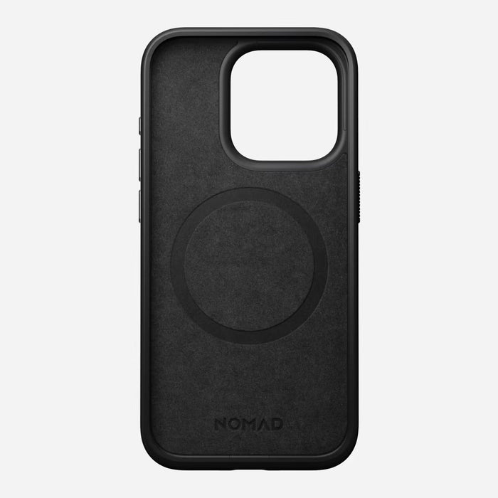 Nomad - Modern Leather Case - iPhone 15 Pro - Black - Macfixit Australia