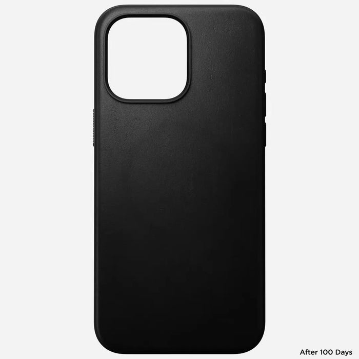 Nomad - Modern Leather Case - iPhone 15 Pro Max - Black - Macfixit Australia
