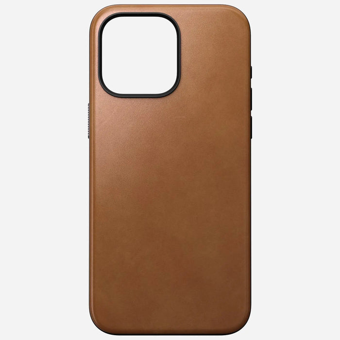 Nomad - Modern Leather Case - iPhone 15 Pro Max - English Tan - Macfixit Australia