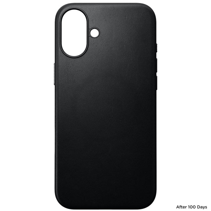Nomad - Modern Leather Case - iPhone 16 Plus - Black - Macfixit Australia