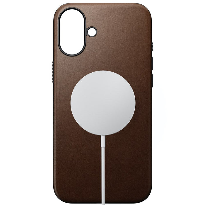 Nomad - Modern Leather Case - iPhone 16 Plus - Brown - Macfixit Australia