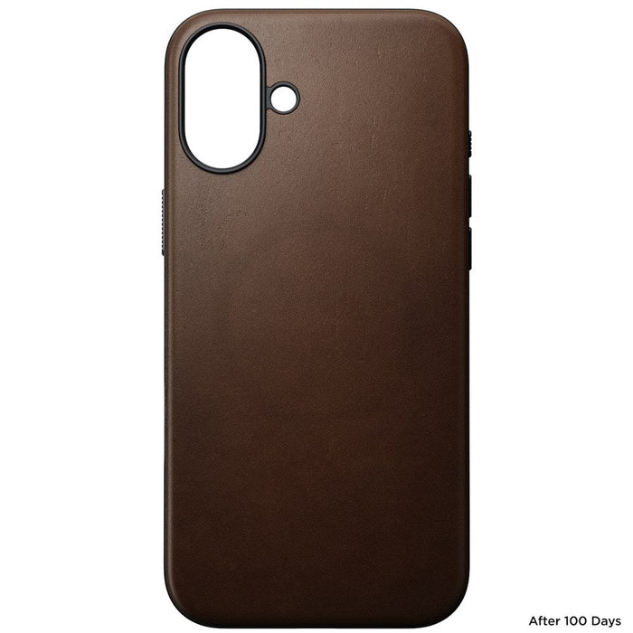 Nomad - Modern Leather Case - iPhone 16 Plus - Brown - Macfixit Australia