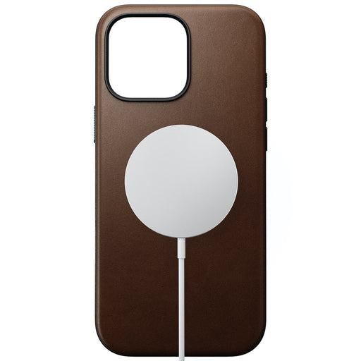 Nomad - Modern Leather Case - iPhone 16 Pro - Brown - Macfixit Australia