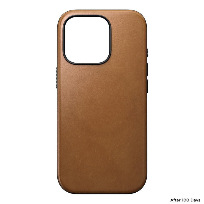 Nomad - Modern Leather Case - iPhone 16 Pro - English Tan - Macfixit Australia