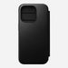 Nomad - Modern Leather Folio Case - iPhone 15 Pro - Black - Macfixit Australia