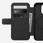 Nomad - Modern Leather Folio Case - iPhone 15 Pro - Brown - Macfixit Australia